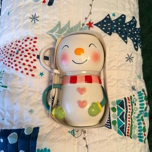 Hallmark Two cup Snowman set